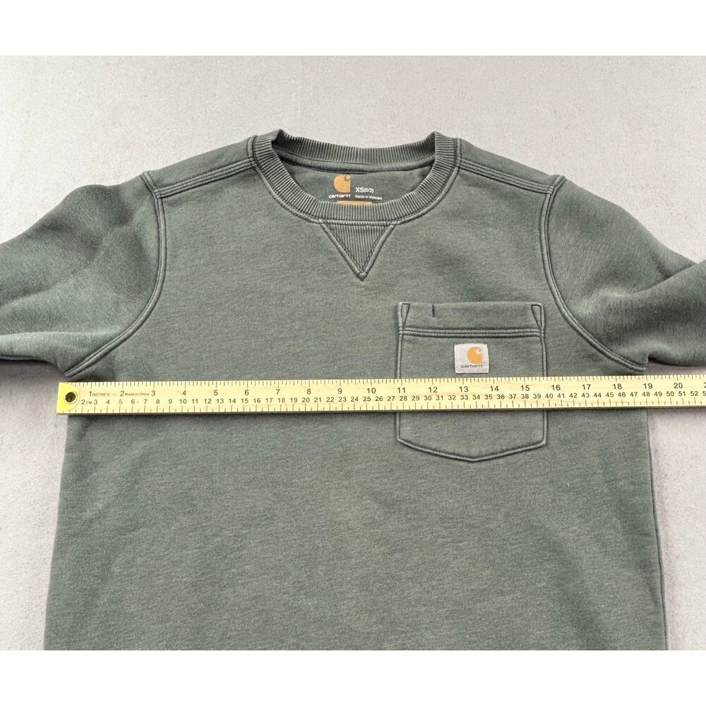 Carhartt Women’s Crewneck Sweatshirt 103925 G35 - Picture 7 of 9